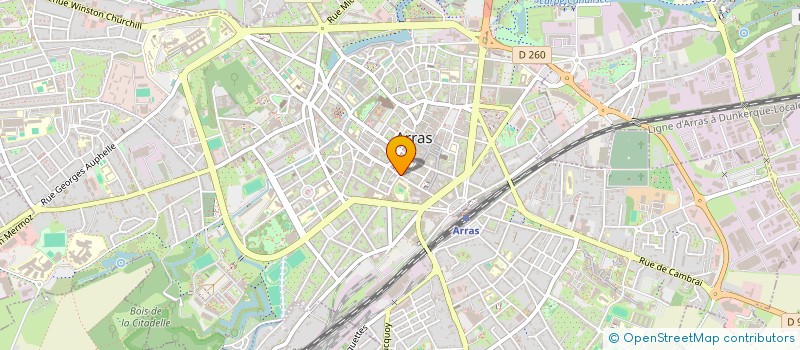 localisation de l'entreprise XVI CUT à ARRAS