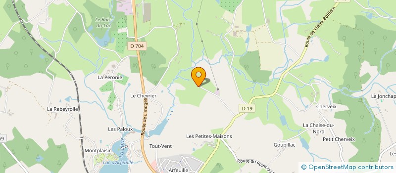localisation de l'entreprise XVS87 à SAINT-YRIEIX-LA-PERCHE