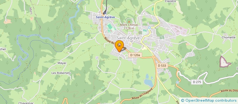localisation de l'entreprise XX SUR VINS à SAINT-AGREVE