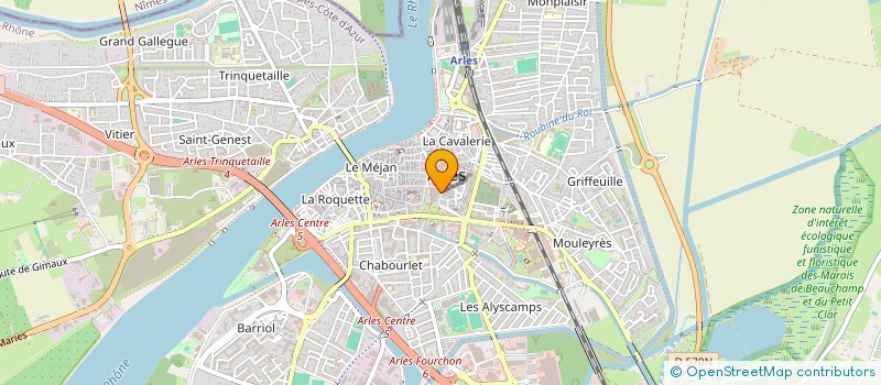 localisation de l'entreprise XXEM à ARLES