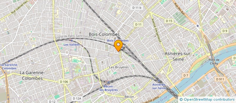 localisation de l'entreprise XXI SOUTH SCI à BOIS-COLOMBES