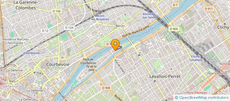 localisation de l'entreprise XXII REAL ESTATE à LEVALLOIS-PERRET