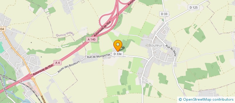 localisation de l'entreprise XXIII JEAN ROSE  BOULEURS