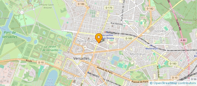 localisation de l'entreprise XXL CAFE à VERSAILLES