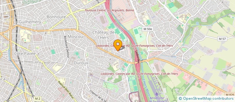 localisation de l'entreprise XXL COMMUNICATION à TOULOUSE