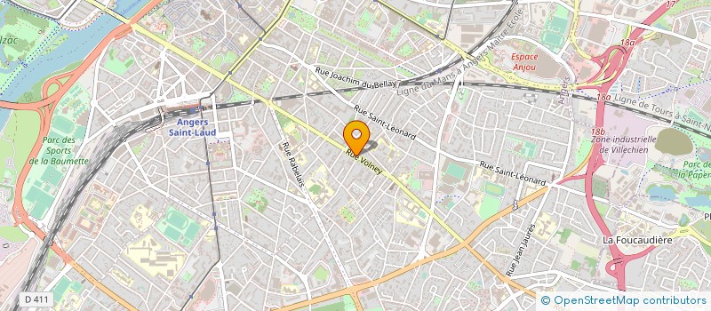 localisation de l'entreprise XXL DEVELOPMENT à ANGERS