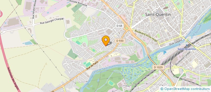 localisation de l'entreprise XXL DISTRIBUTION à SAINT-QUENTIN