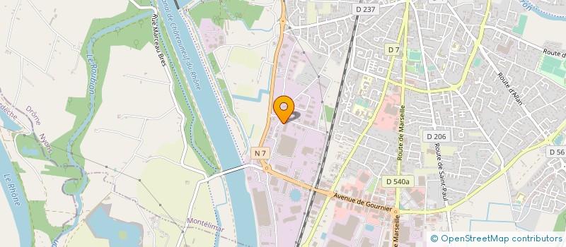 localisation de l'entreprise XXL FREFAB à MONTELIMAR