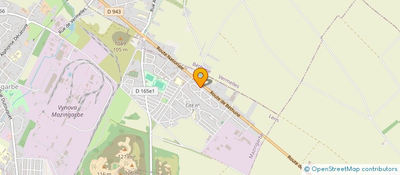 localisation de l'entreprise XXL LIVE  MAZINGARBE