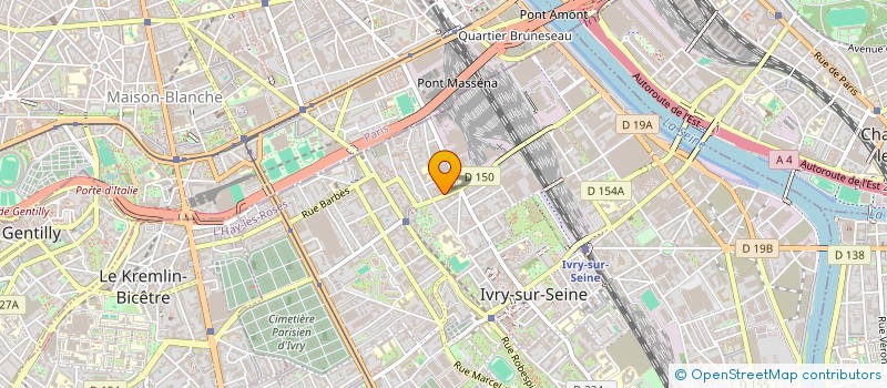 localisation de l'entreprise XXS  IVRY-SUR-SEINE