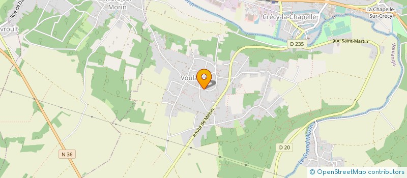 localisation de l'entreprise XY ASSOCIES  VOULANGIS