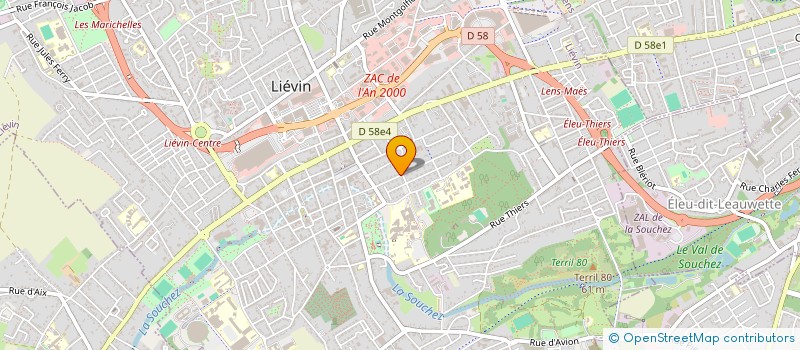 localisation de l'entreprise XYC IMMO  LIEVIN