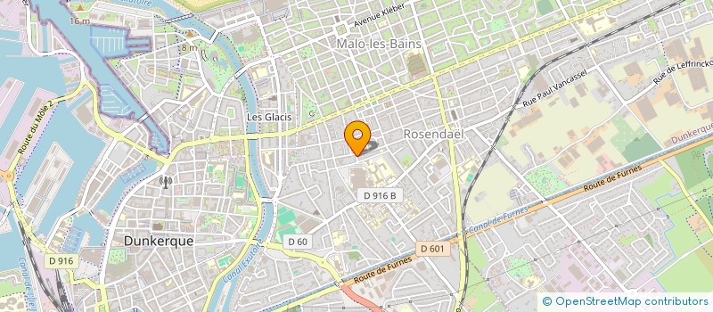 localisation de l'entreprise XYETZ à DUNKERQUE