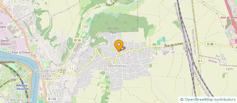 localisation de l'entreprise XYLA 69  MONTANAY