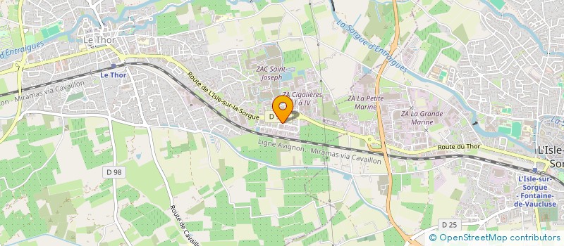 localisation de l'entreprise XYLA  LE THOR