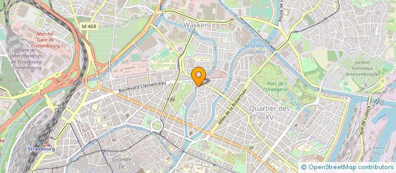 localisation de l'entreprise XYLOCOPA à STRASBOURG