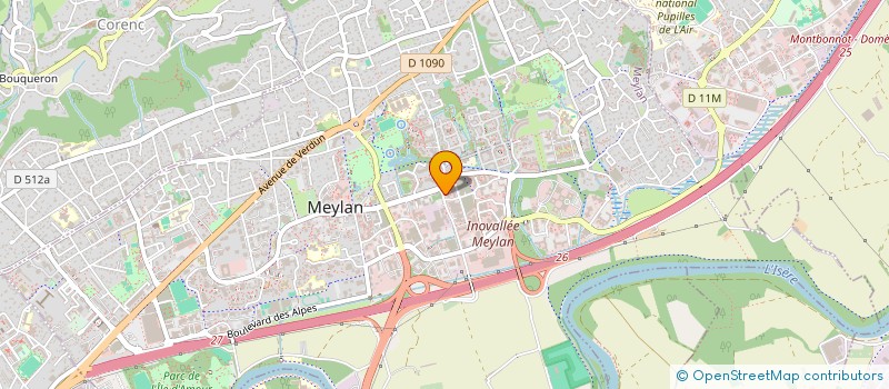 localisation de l'entreprise XYLON SERVICES à MEYLAN
