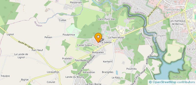 localisation de l'entreprise XYLONEO  SAINT-AVE