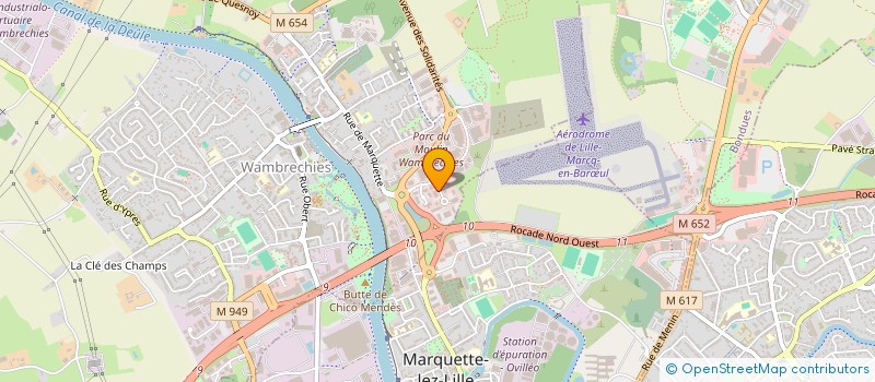 localisation de l'entreprise XYLOS  WAMBRECHIES