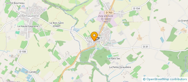 localisation de l'entreprise XYMOX FINANCES à LA BOISSIERE-DU-DORE