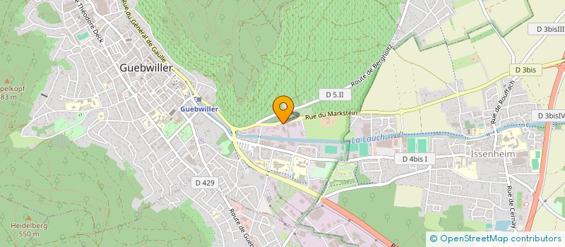 localisation de l'entreprise XYNATECH EUROPE à GUEBWILLER