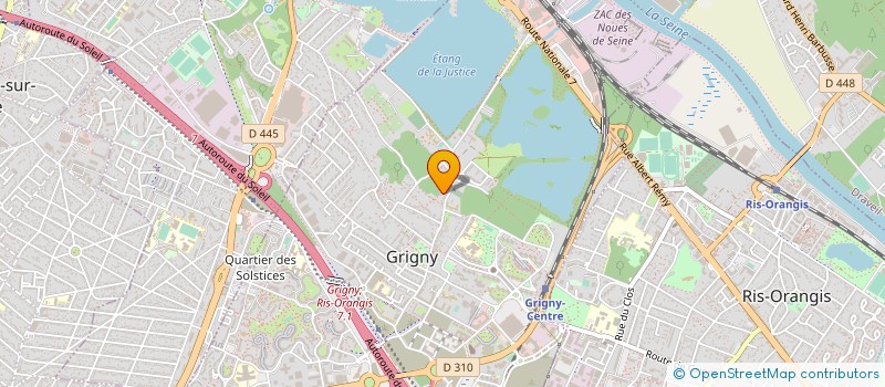 localisation de l'entreprise XYT à GRIGNY