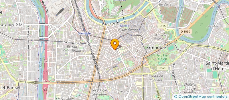 localisation de l'entreprise XYZ  GRENOBLE