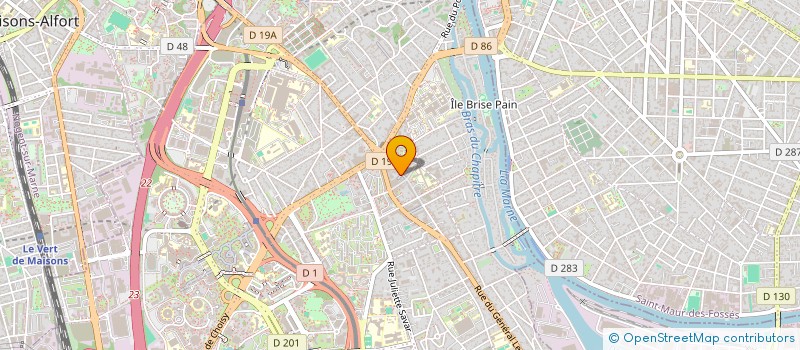 localisation de l'entreprise Y  CRETEIL