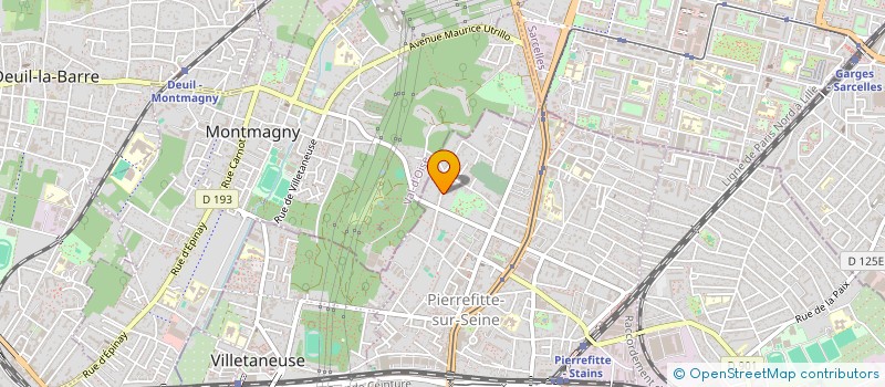 localisation de l'entreprise Y.A. à PIERREFITTE-SUR-SEINE