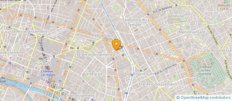 localisation de l'entreprise Y'A DU NOUVEAU  PARIS