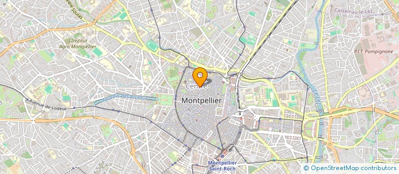 localisation de l'entreprise Y.A.K.F.K.  MONTPELLIER