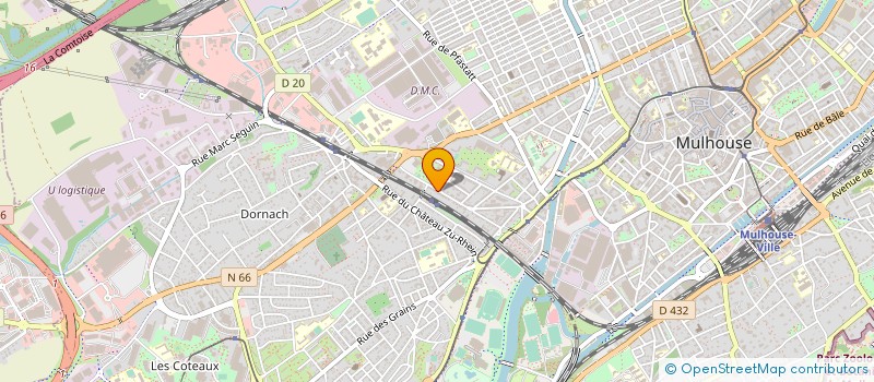 localisation de l'entreprise Y A LIST à MULHOUSE