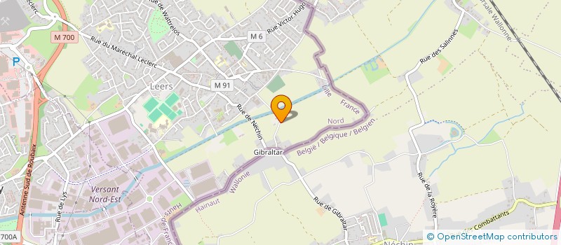 localisation de l'entreprise Y'A PAS DE LEZ'ART  LEERS