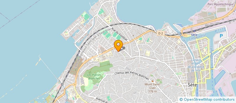 localisation de l'entreprise Y A PAS DE LEZARD  SETE