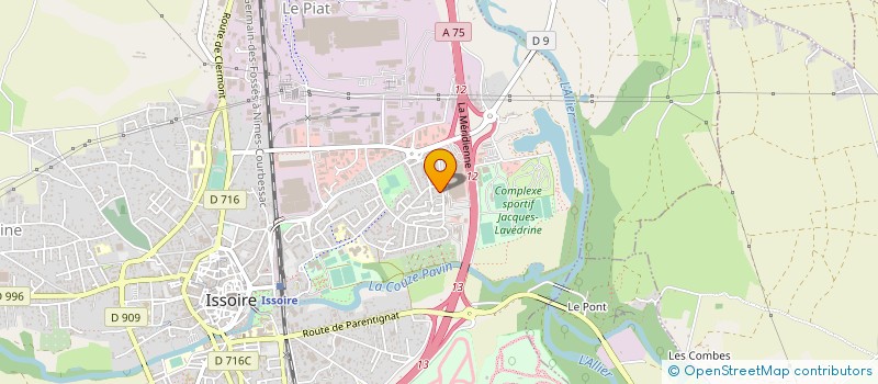 localisation de l'entreprise Y'A PAS PHOTO  ISSOIRE