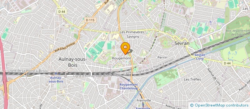 localisation de l'entreprise Y-A-S-J à SEVRAN