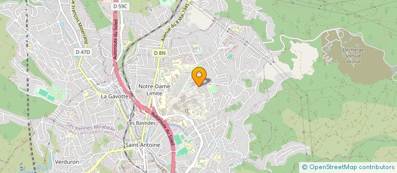 localisation de l'entreprise Y ARRIVAREM 13 à MARSEILLE