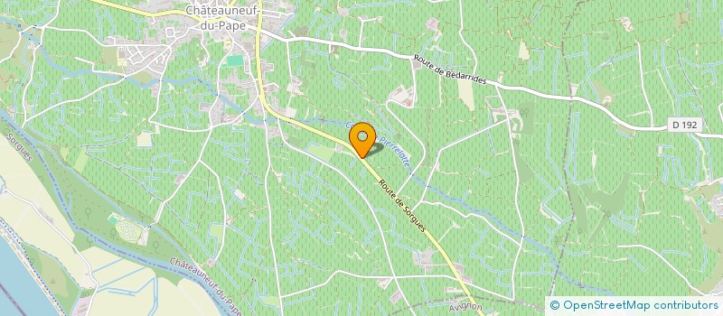 localisation de l'entreprise Y ARRIVAREM  CHATEAUNEUF-DU-PAPE