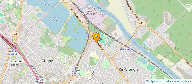 localisation de l'entreprise Y AUTO BILAN à RIS-ORANGIS