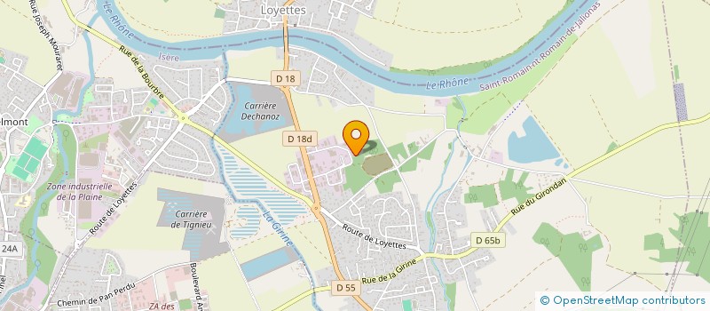 localisation de l'entreprise Y AUTO'S à SAINT-ROMAIN-DE-JALIONAS