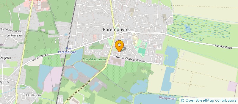 localisation de l'entreprise Y.AVANTAGES  PAREMPUYRE