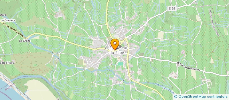 localisation de l'entreprise Y B  CHATEAUNEUF-DU-PAPE