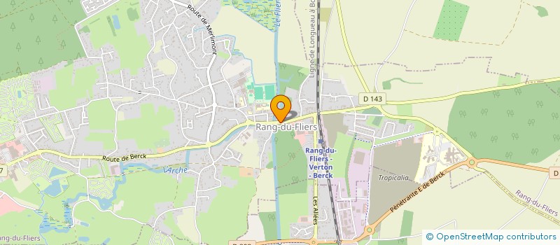 localisation de l'entreprise Y.B.  RANG-DU-FLIERS
