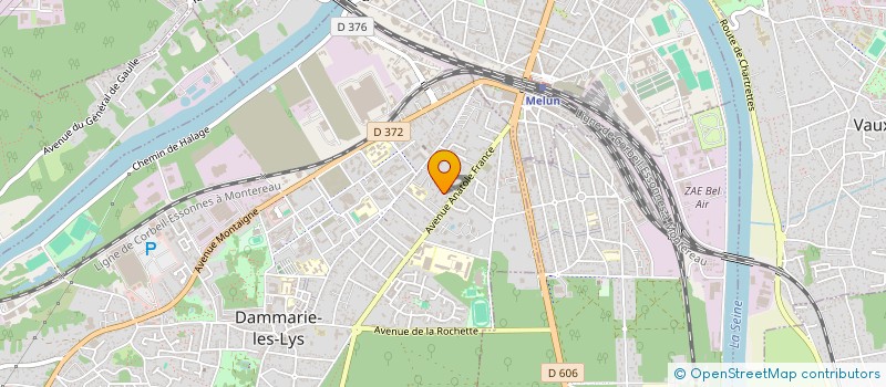 localisation de l'entreprise Y B EXPRESS à DAMMARIE-LES-LYS
