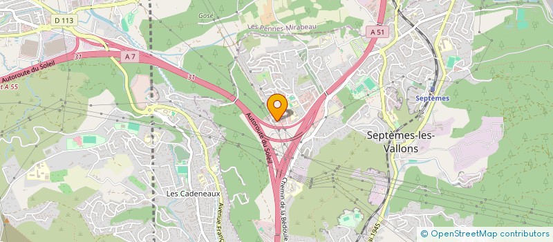 localisation de l'entreprise Y.B SCI à MARSEILLE