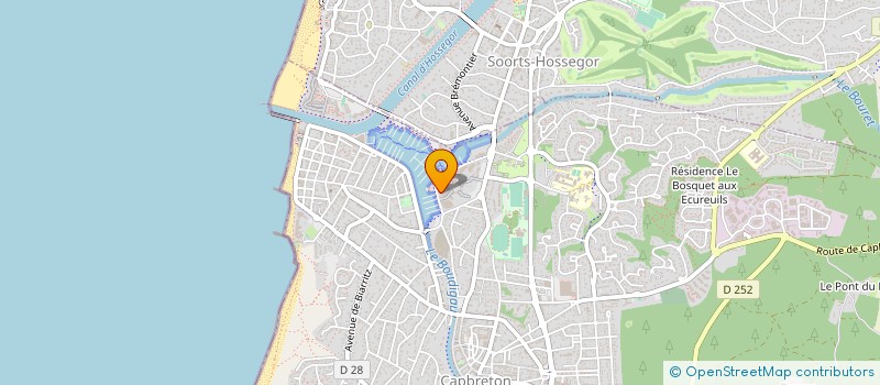 localisation de l'entreprise Y.C à CAPBRETON