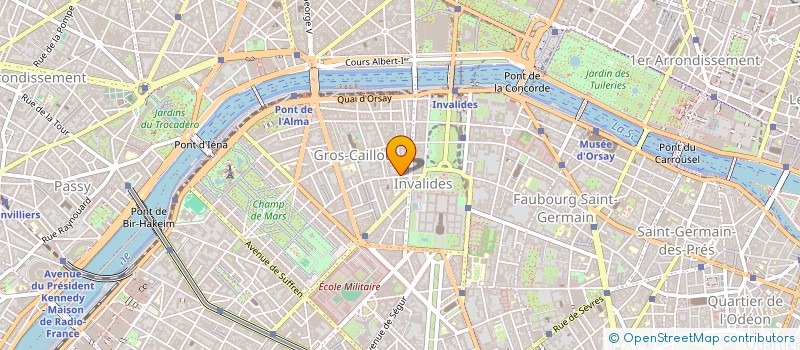 localisation de l'entreprise Y & C  PARIS