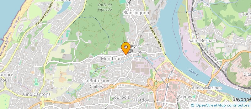 localisation de l'entreprise Y C E  ANGLET