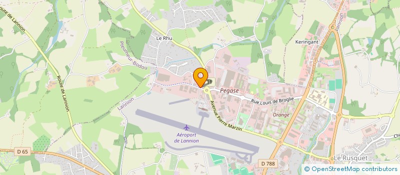 localisation de l'entreprise Y.C.L. EXPERTISE LANNION  LANNION