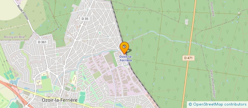 localisation de l'entreprise Y.C.W.  OZOIR-LA-FERRIERE